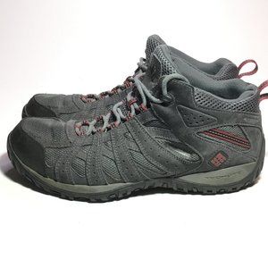 Columbia Redmond V2 Men s Mid Waterproof Hiking Boots Gray Size 12 EUC